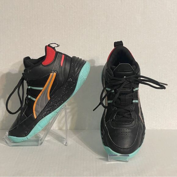 PUMA - Juniors Rebound Future Next Gen Speckle Basketball Shoes, Big Kid size 5 - Picture 2 of 11